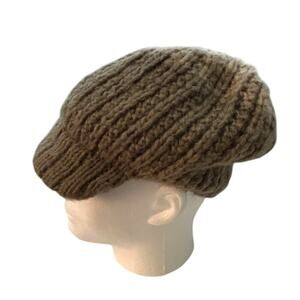 Coal Headwear Brim Cable Knit Beanie Olive Cream Rust OS